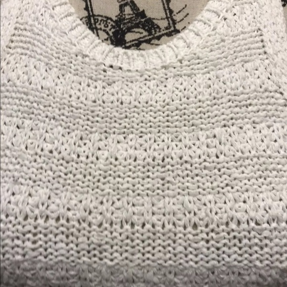 Abercrombie Kids Tank Sweater Dress Chunky Knit Off White Size 13/ 14 - Picture 5 of 13